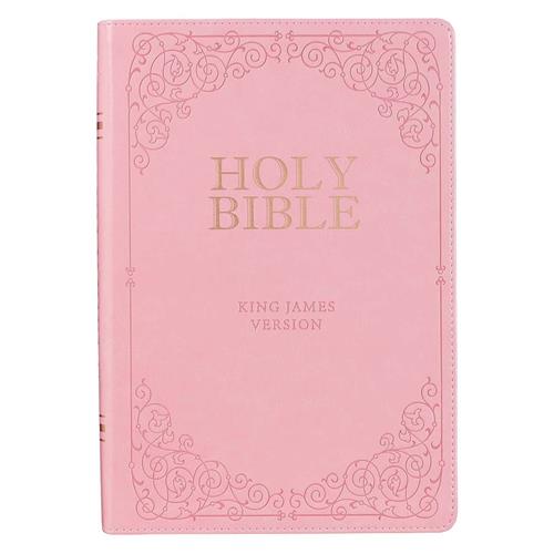 Bible  -KJV Full-Size Bible Giant Print Indexed Pink
