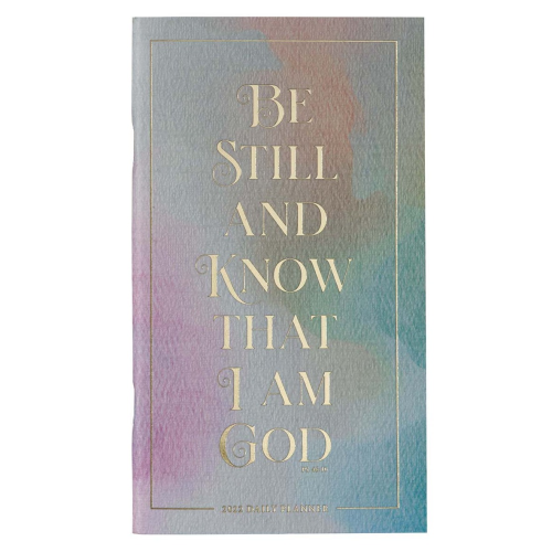 Small Daily Planner 2022 -Be Still Psalm