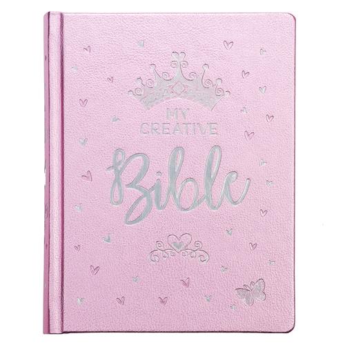 ESV My Creative Bible For Girls Pink Salsa Imitation Leather Hardcover