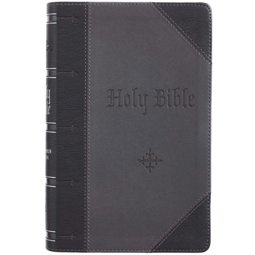 KJV Giant Print With Thumb Indexed Two Tone Black