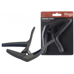 Stagg Capo For Guitor Curved 6 Str Black