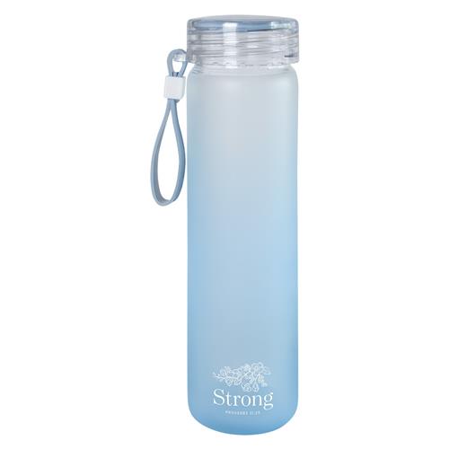 Frosted Glass Water Bottle - Strong