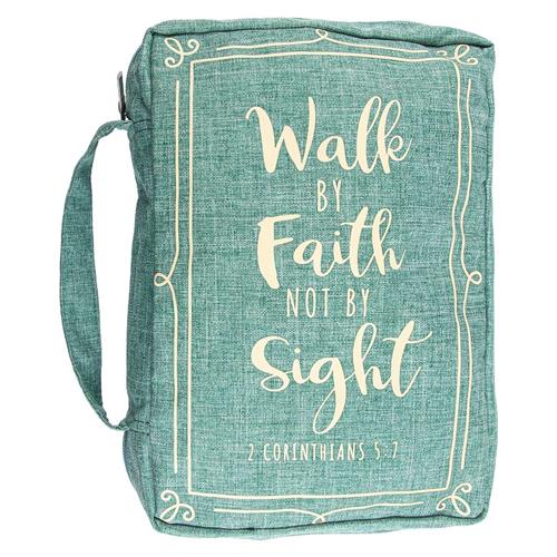 Poly-canvas Bible Bag -Walk By Faith