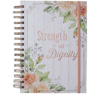 Journal - Strength & Dignity (Large, Wirebound )