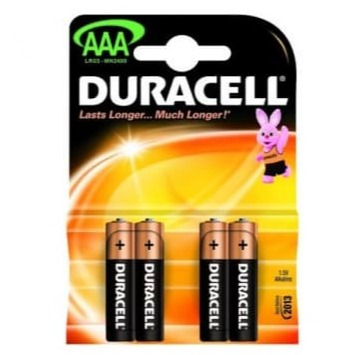 Battery - Duracell AAA (4 pack) MN2400