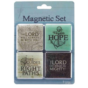 Magnet Set -The Lord Will Be With You (Set Of 4)