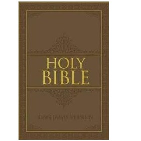 KJV Large Print Edition Bible (Tan)