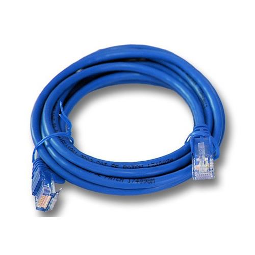Flylead -CAT5e Moulded Flylead -Blue 3M