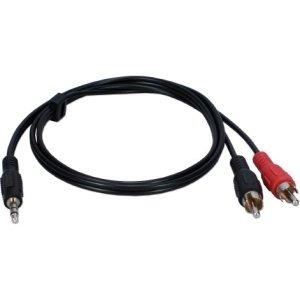 Cable -3.5MM Stereo To 2X RCA Male Audio Speaker Cable 10M  (CC399-35)