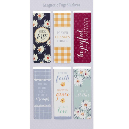 Pagemarker Magnetic Set (6) - Daisies