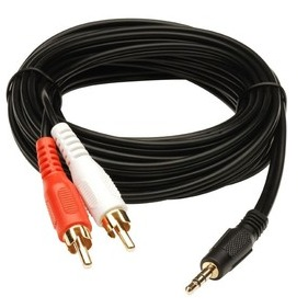 Cable -Cord Audio 3.5mm ST-2RCA 4.5M GP OFC