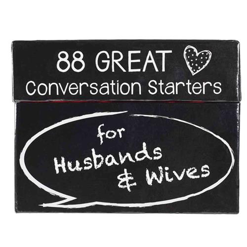 88 Great Conversation Starters For Husbands And Wives (Boxed Cards)