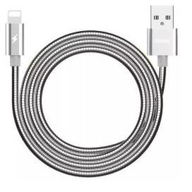 Cable -Remax 1M Lightning Cable Silver (RC-0801)