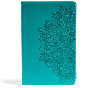 CSB Large Print Personal Size Reference Bible (Teal)
