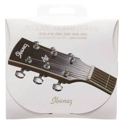 Ibanez Acoustic Guitar Strings .011-.052  Custom Light Gauge, 80/20 Bronze Wound