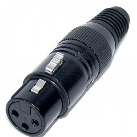 Tecnix Connector XLR Female -Black