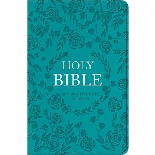 Bible - ESV Standard Thumb Indexed With Zip Turquoise