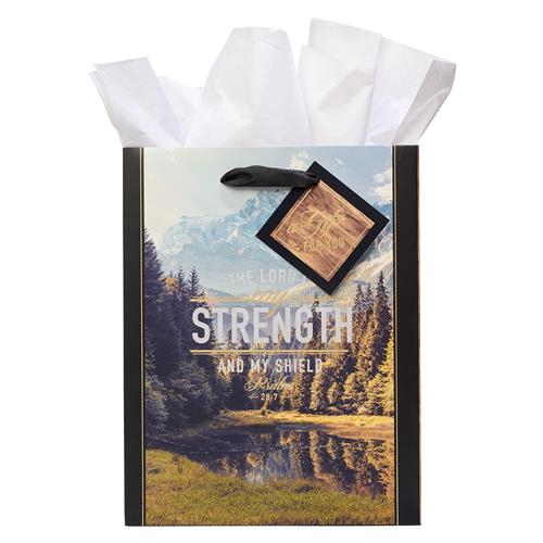 Gift Bag -Lord Is My Strength Medium