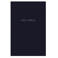 NKJV Compact Large Print Reference Bible (Black)