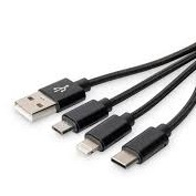 Kolitron USB 3in1 Apple Lightning/Micro USB/Type C