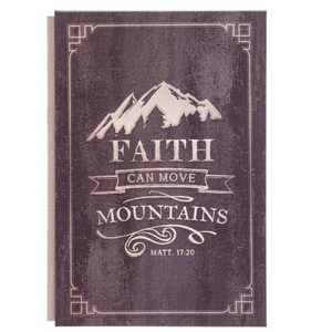 Journal - Faith Can Move Mountains (Hardcover)