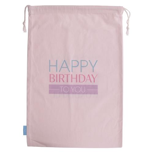 Extra Large Drawstring Bag -Happy Birthday To You