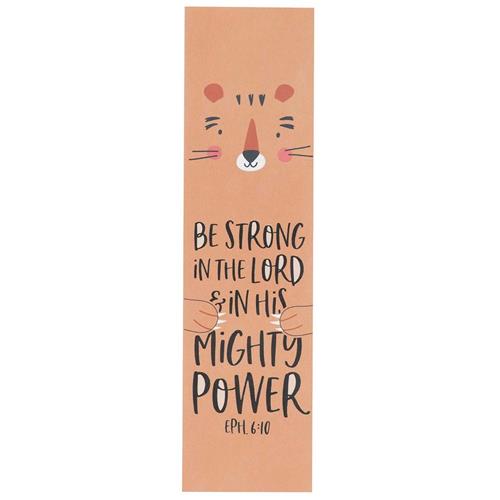 Sunday School Bookmark -Strong In The Lord  (Pack Of 10)