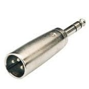 Adaptor XLR M to 6.3mm ST Plug