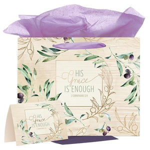 Gift Bag With Card -His Grace Is Enough