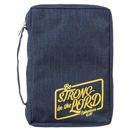 Poly-canvas Bible Bag -Be Strong In The Lord