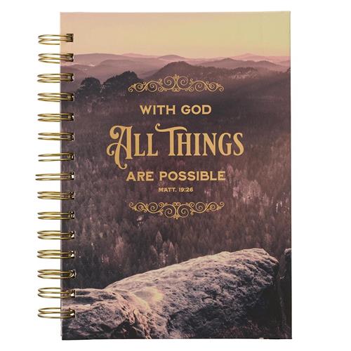 Journal -With God All Things HC