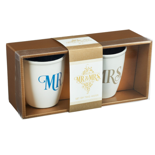 Gift Set - Mr and Mrs Collection Two Piece Coffee Mug Set