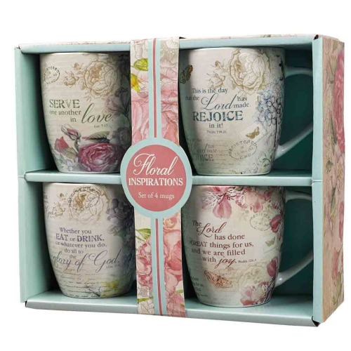 Floral Inspirations (Set Of 4)(Mug Boxed Set)