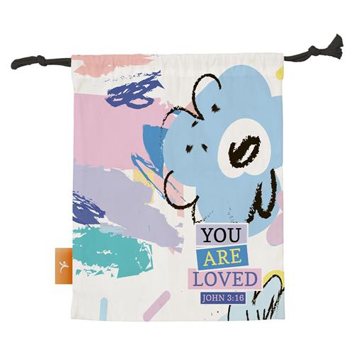 Small Drawstring Bag -You Are Loved