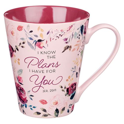 Ceramic mug -I know the Plans