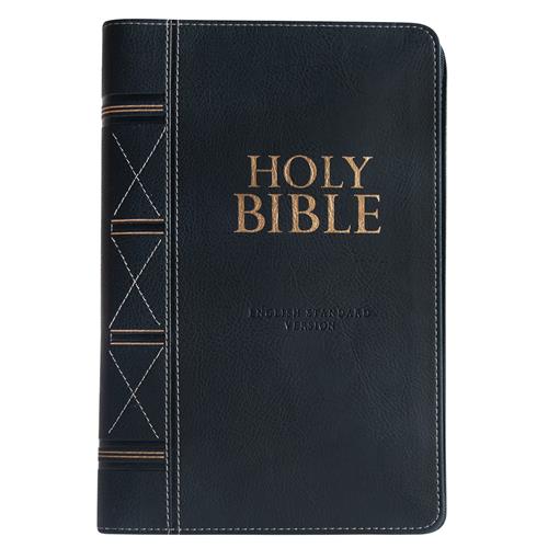 Bible -ESV Standard Thumb Indexed  With Zip Black (Imitation Leather)