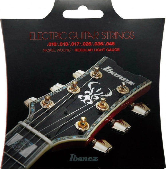 Ibanez Electric Guitar Strings .010-.046 Regular Light Gauge, Nickle Wound