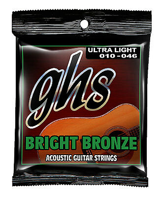 ghs Ultra Light 010-046 Acoustic Guitar Strings