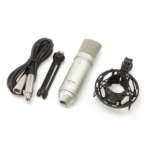 Tascam TM-80 Studio Large Diaphragm Condenser Microphone with Accessories